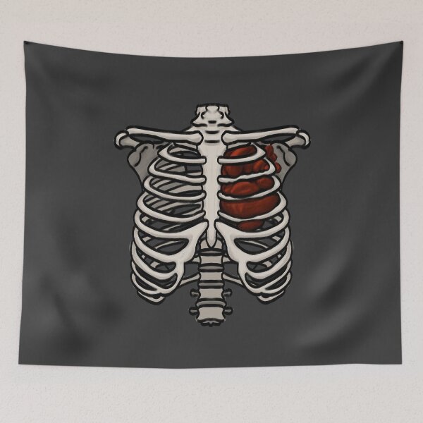 Item preview, Ribcage with Heart designed and sold by BluishLemonade.