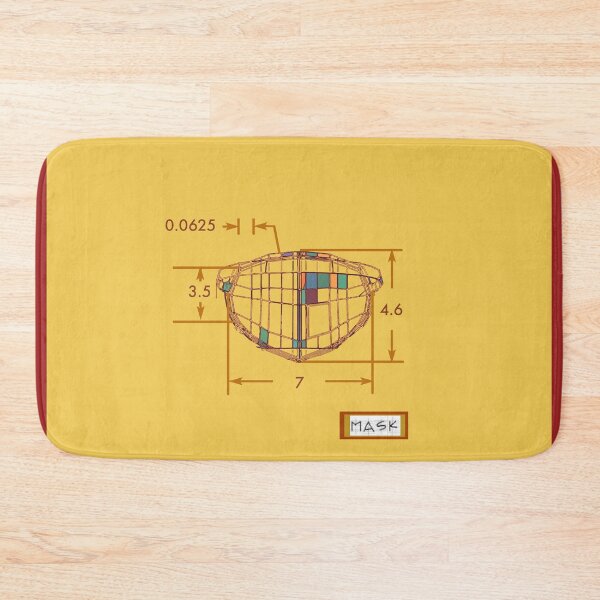 Item preview, Mask Blueprint Yellow designed and sold by flickertoaflame.