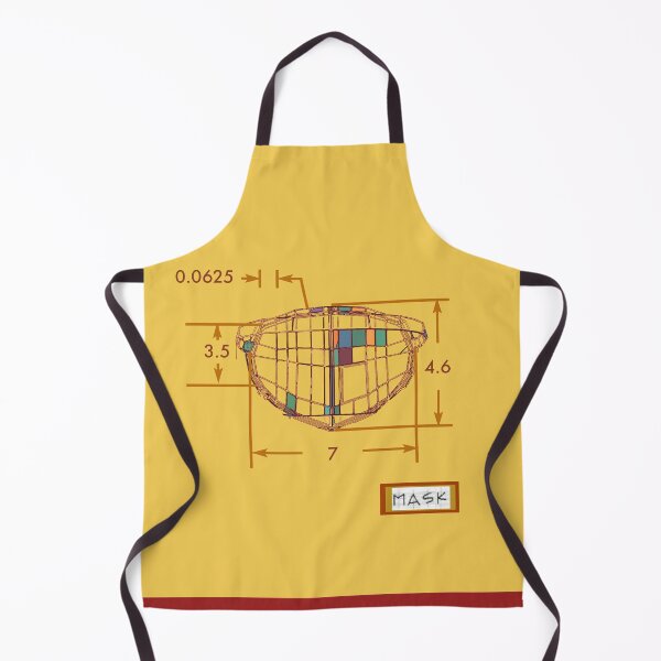 Item preview, Mask Blueprint Yellow designed and sold by flickertoaflame.
