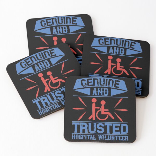 Item preview, Genuine and Trusted Hospital Volunteer designed and sold by GoodVibeDesign.