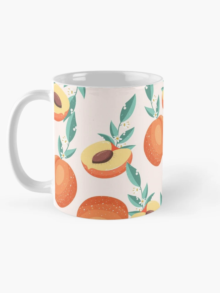 Thumbnail 5 of 6, Coffee Mug, Apricots Design designed and sold by MaskForTask.