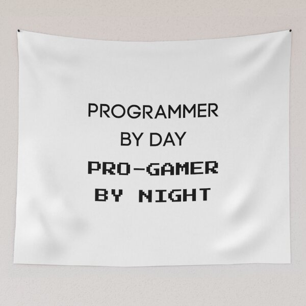 Item preview, Programmer By Day Pro Gamer By Night designed and sold by Ogrelink.
