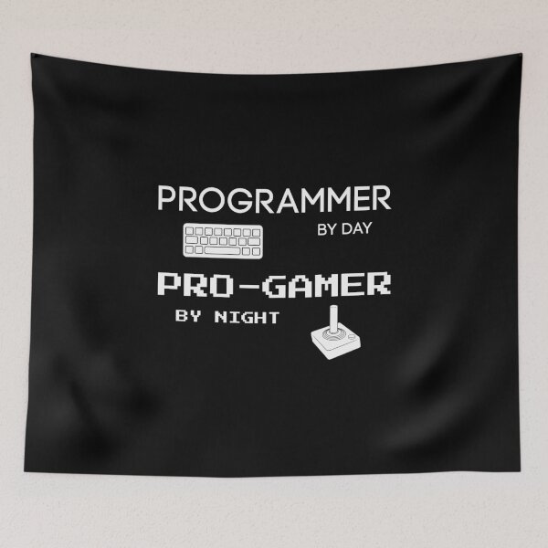 Item preview, Programmer By Day Pro Gamer By Night designed and sold by Ogrelink.