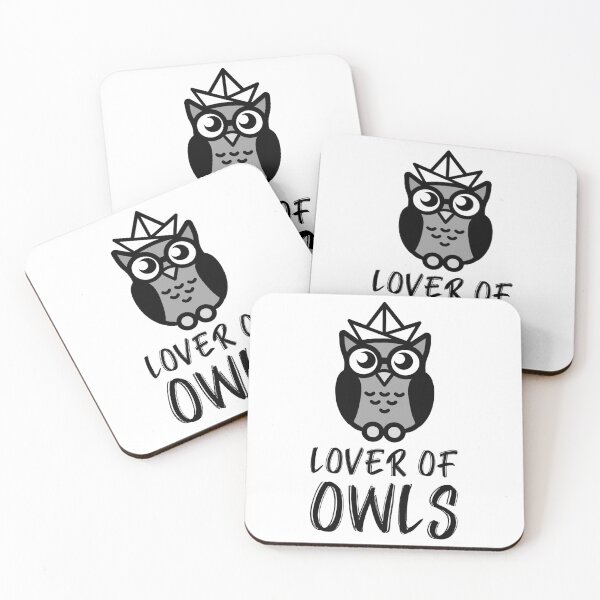 Item preview, Lover of owls nerdy grey owl designed and sold by javes93.