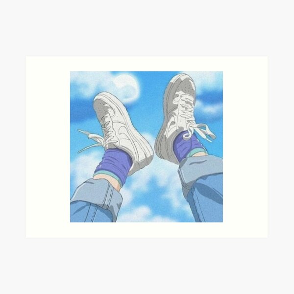 Retro Anime Aesthetic Art Print