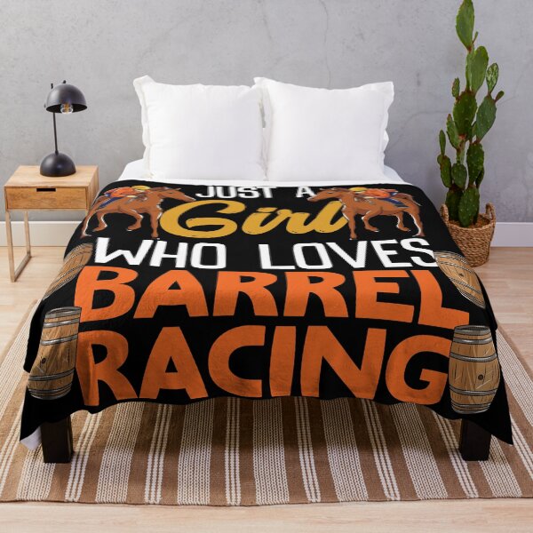 Item preview, Just A Girl Who Loves Barrel Racing | Rodeo and Horse Lover designed and sold by Dancing Dolphin Crafts.