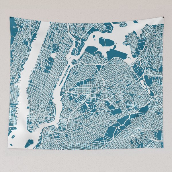 Item preview, New York City Map designed and sold by CartoCreative.