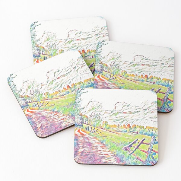 Item preview, Impressive Countryside Landscape — Serene Nature Scene designed and sold by Galathi Designs.