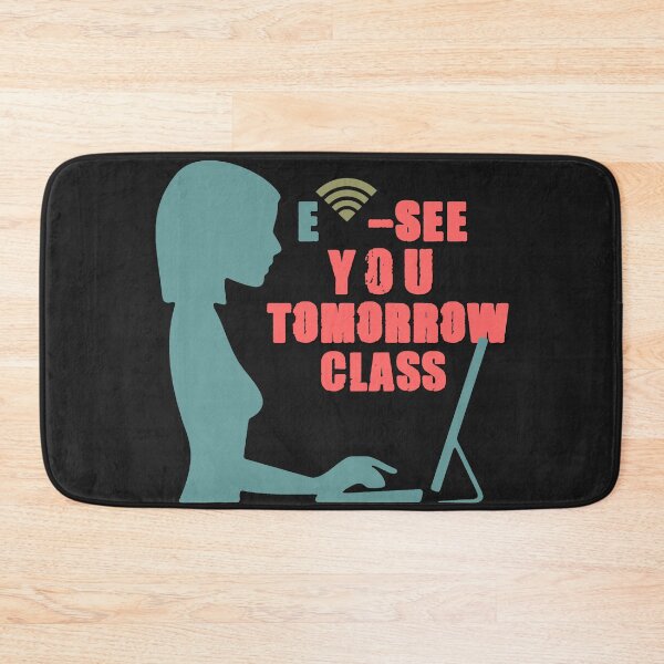 Item preview, E-See You Tomorrow Class - Funny Teacher On A Computer Retro Art  designed and sold by leo121687.