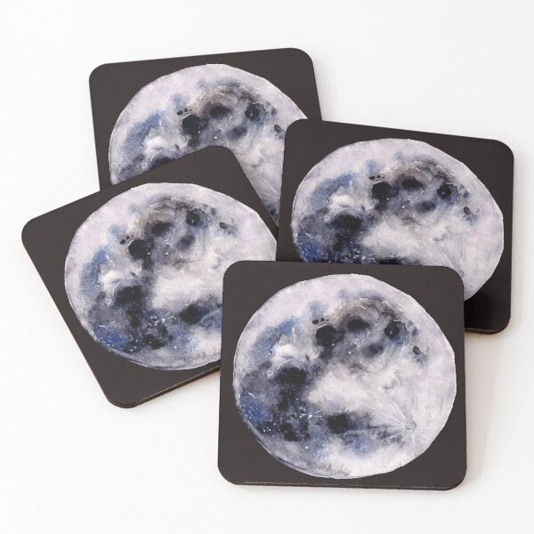 Item preview, Watercolor Moon art designed and sold by Harpley Design Studio.