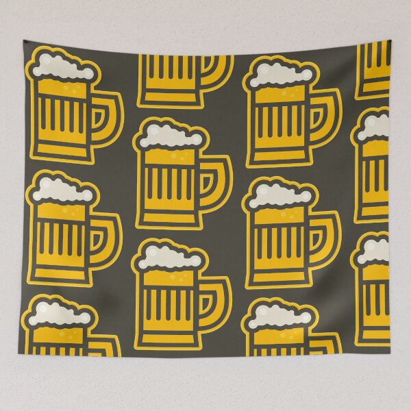Item preview, Glass of cold beer with foam designed and sold by studio838.