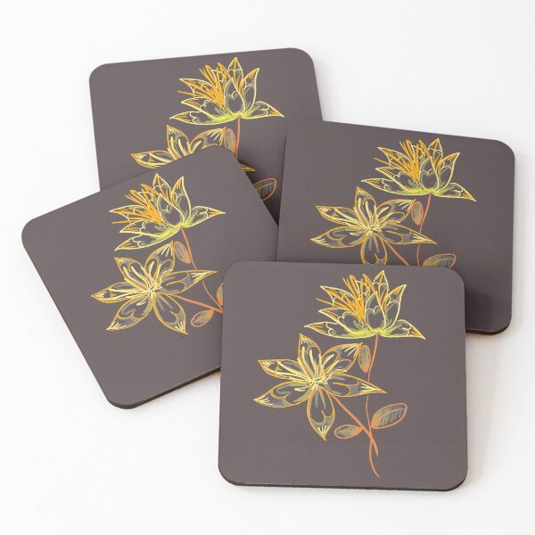Item preview, Yellow simple flower pattern designed and sold by Chino20.