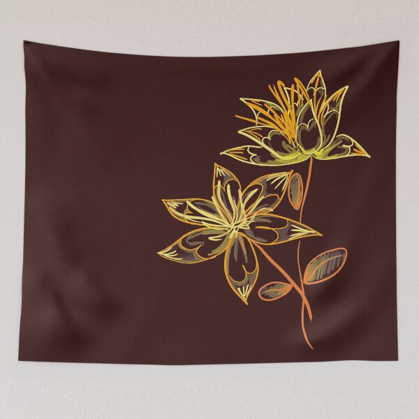 Item preview, Yellow simple flower pattern designed and sold by Chino20.