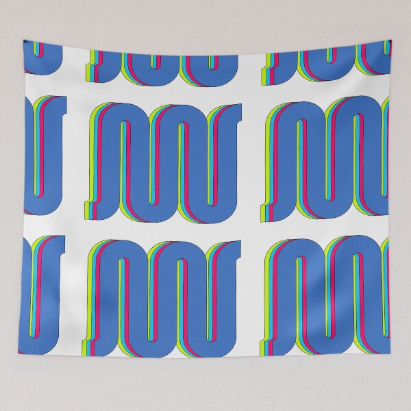 Item preview, geometric zigzag multicolor series designed and sold by espacionegativo.