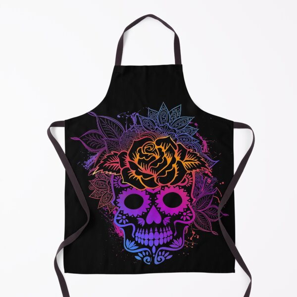 Item preview, Woman skull with pink flowers and leaves designed and sold by Astralia.