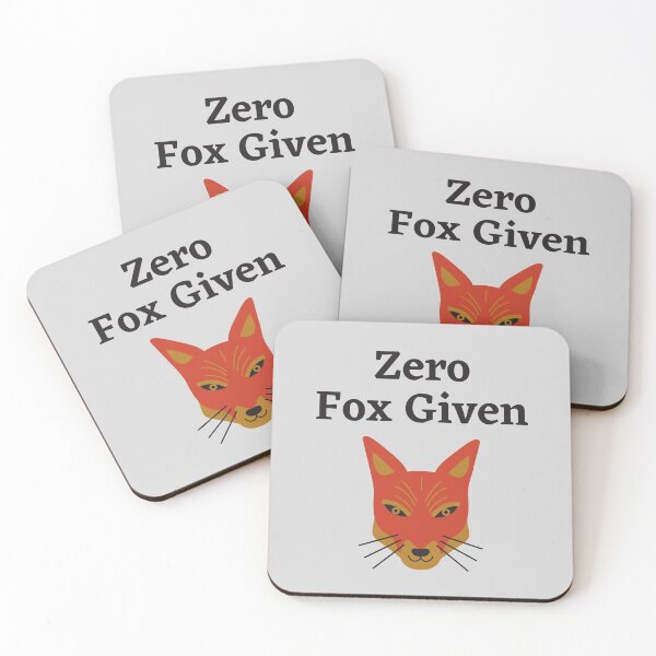 Item preview, Zero Fox Given (cool fox) designed and sold by Dinoroarrr.