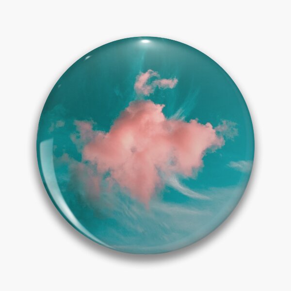 Aperçu de l'œuvre Un nuage solitaire moelleux rose créée et vendue par HarryHas.
