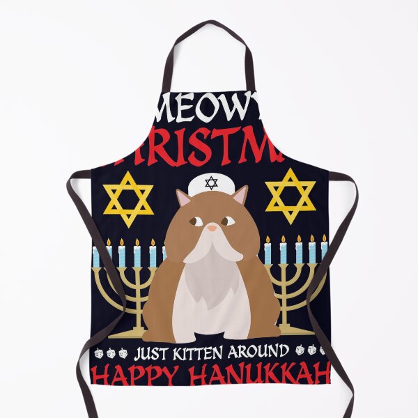 Item preview, Meowy Christmas Just Kitten Around Happy Hanukkah designed and sold by mmos.