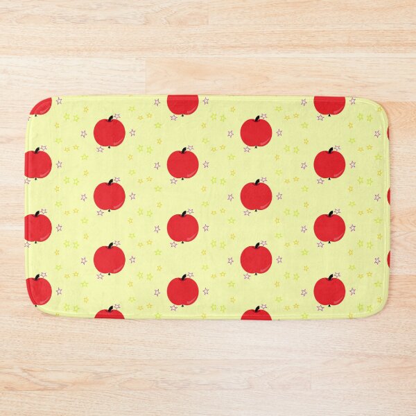 Item preview, stars red apple yellow background designed and sold by miaterinka.