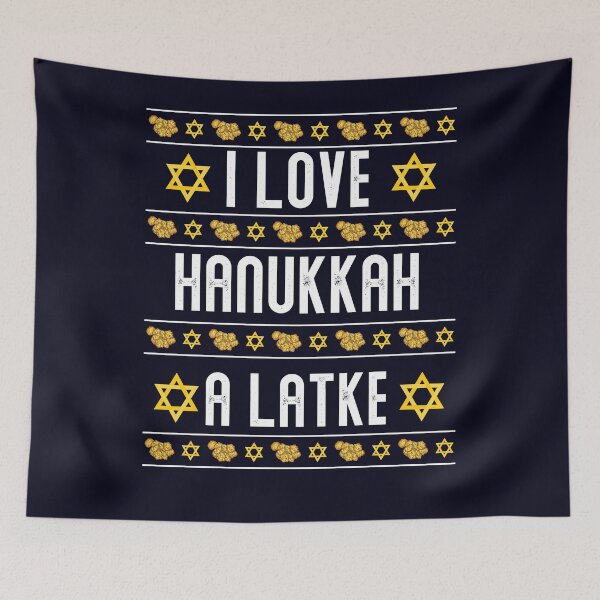 Item preview, I Love Hanukkah a Latke designed and sold by mmos.