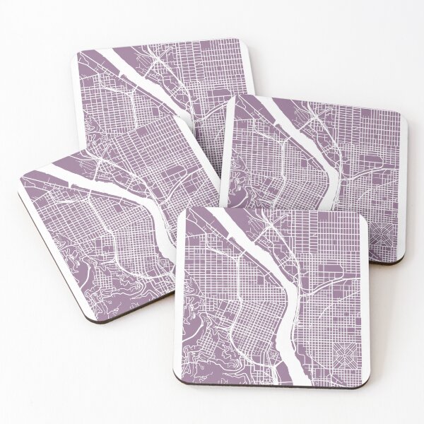 Item preview, Portland, Oregon Map Art designed and sold by CartoCreative.