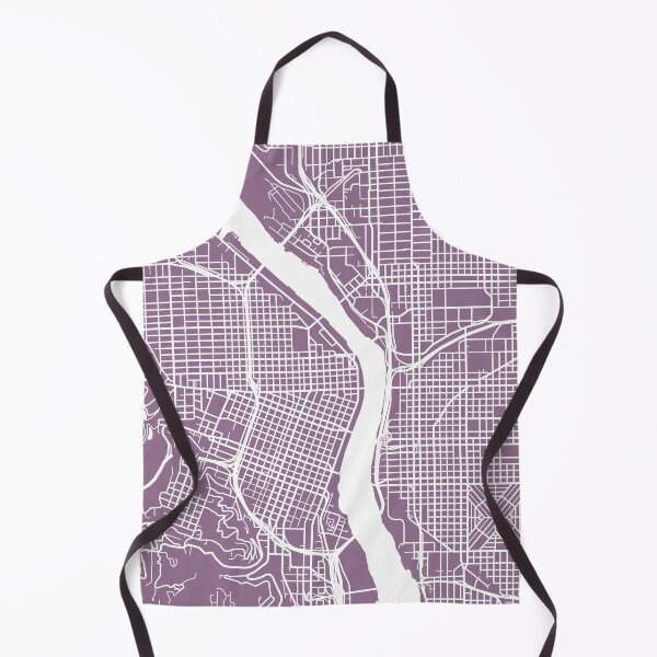 Item preview, Portland, Oregon Map Art designed and sold by CartoCreative.