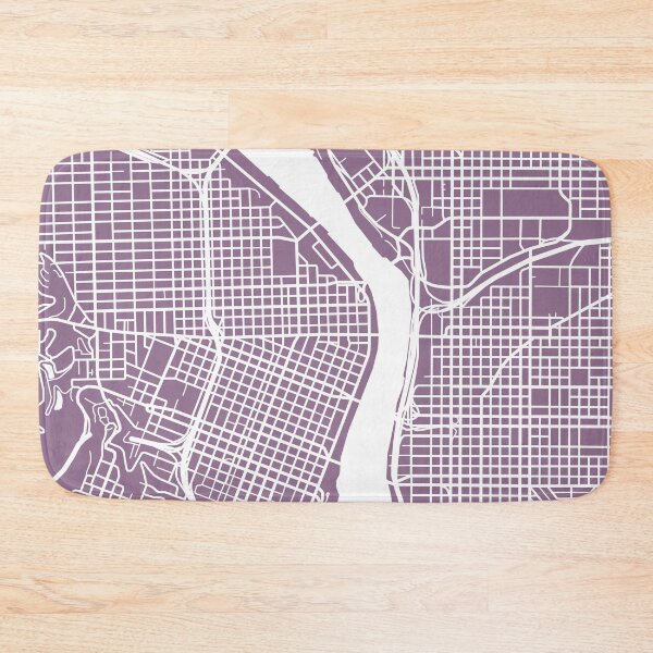 Item preview, Portland, Oregon Map Art designed and sold by CartoCreative.