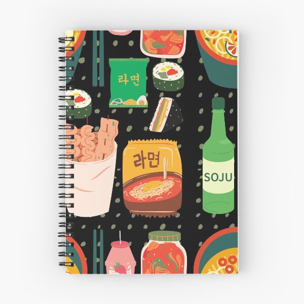 Item preview, Korean Food Tsirt Tee Shirts Goodness Soju Kimchi Kimbap Strawberry Milk Cute Funny Kawaii Graphic Cartoony Design for Apparel Accessories Home Decor Skins Totes Bags Wall Art Stickers designed and sold by Rocbebe.