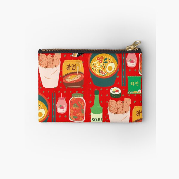 Item preview, Korean Food Tsirt Tee Shirts Goodness Soju Kimchi Kimbap Strawberry Milk Cute Funny Kawaii Graphic Cartoony Design for Apparel Accessories Home Decor Skins Totes Bags Wall Art Stickers designed and sold by Rocbebe.