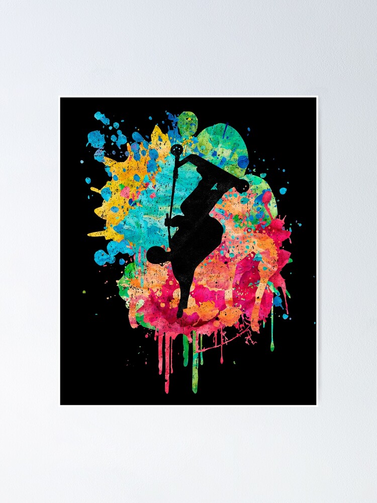 "stuntscooter kickscooter skate stunts" Poster for Sale by cappu1