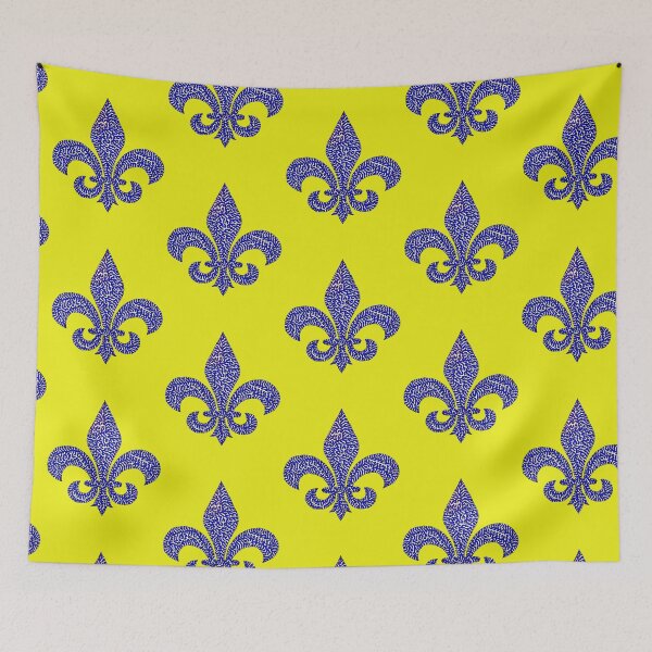 Item preview, Fleur De Lis - blue designed and sold by Maxwell Nightser.