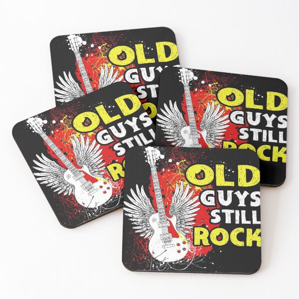 Item preview, Electric Guitar Themed design | Old Guys Still Rock print designed and sold by Lisbob.
