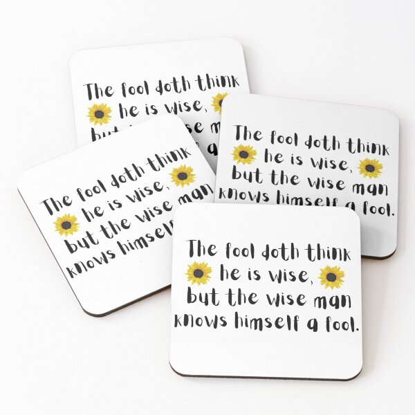 Item preview, Wise Fools from Shakespeare designed and sold by bardnbangtan.