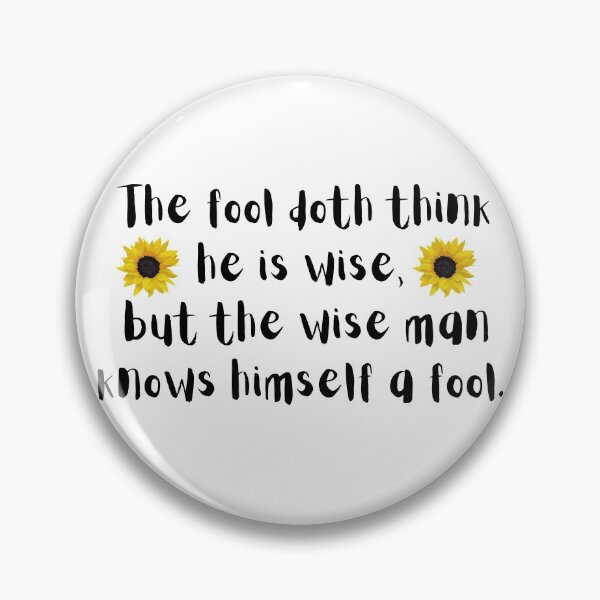 Item preview, Wise Fools from Shakespeare designed and sold by bardnbangtan.