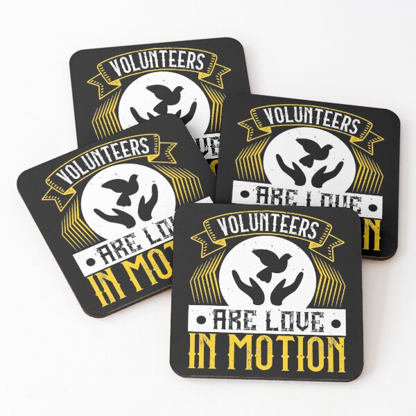 Item preview, Volunteers Are Love In Motion designed and sold by GoodVibeDesign.