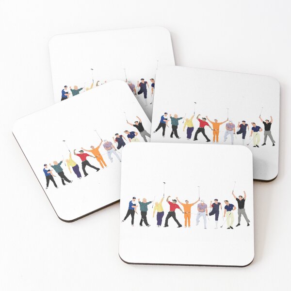 Item preview, Golf Legends, Brooks Koepka, John Daly Jack Nicklaus, Tiger Woods, Rickie Fowler, Justin Thomas, Payne Stewart, Arnold Palmer and Phil Mickelson designed and sold by Joel Thayer.