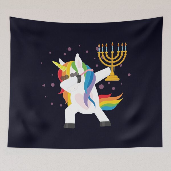 Item preview, Unicorn Hanukkiah designed and sold by mmos.