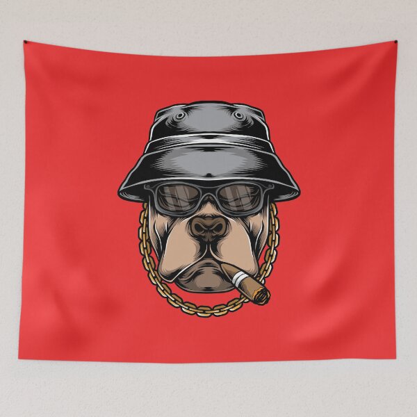 Item preview, Funny Gangsta Pitbull designed and sold by Erikashop.