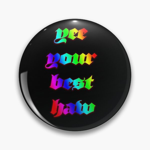 Item preview,  yee your best haw neon rainbow designed and sold by rhinestonerodeo.