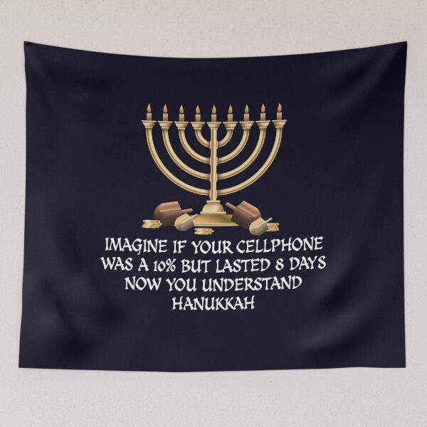 Item preview, Hanukkah Funny Quote About Phone battery designed and sold by mmos.