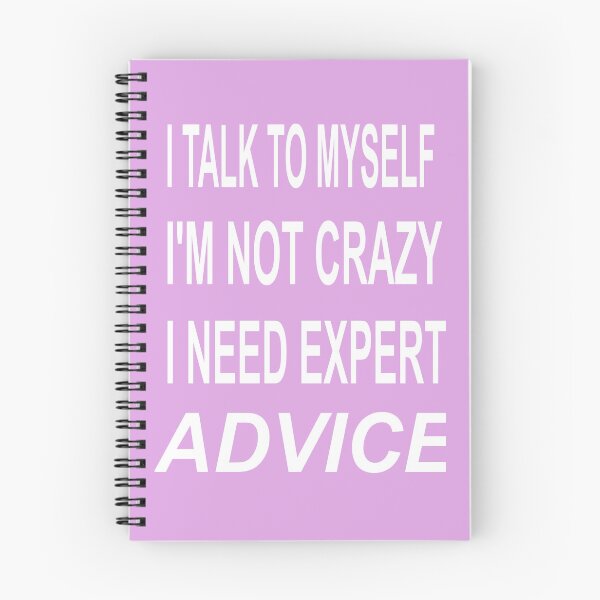Item preview, I TALK TO MYSELF FUNNY HUMOR JOKES designed and sold by AVOGATO KITTY KAT  CAT.