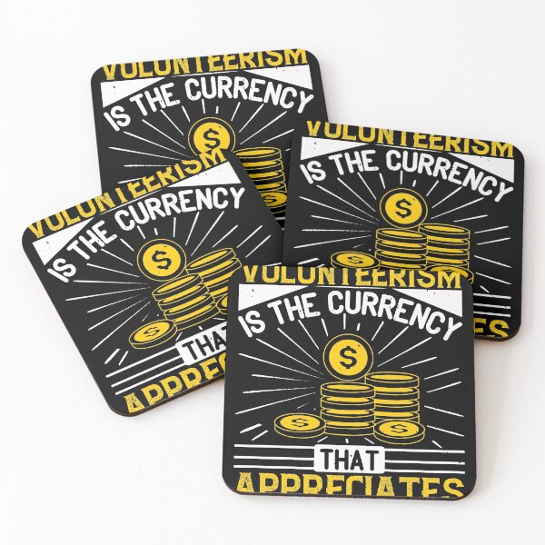 Item preview, Volunteerism Is Currency That Appreciates designed and sold by GoodVibeDesign.