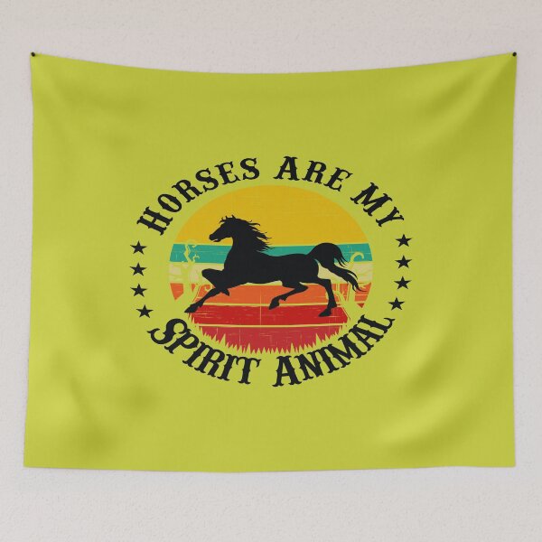 Item preview, HORSES ARE MY SIPIRT ANIMAL designed and sold by taben2000.
