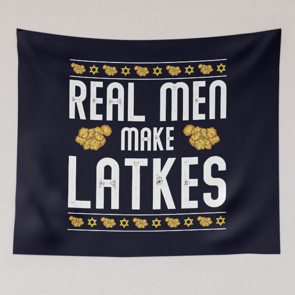 Item preview, Real Men make Latkes designed and sold by mmos.