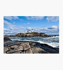 Lighthouse in Maine USA Photographic Print