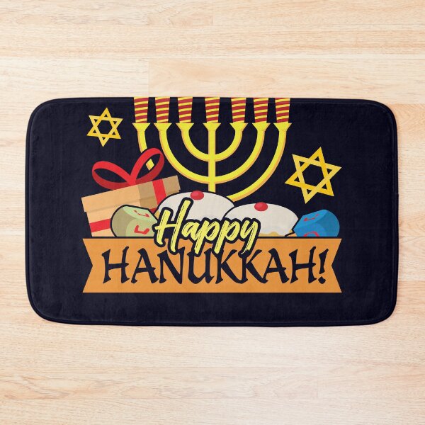 Item preview, Happy Hanukkah Hanukkiah designed and sold by mmos.