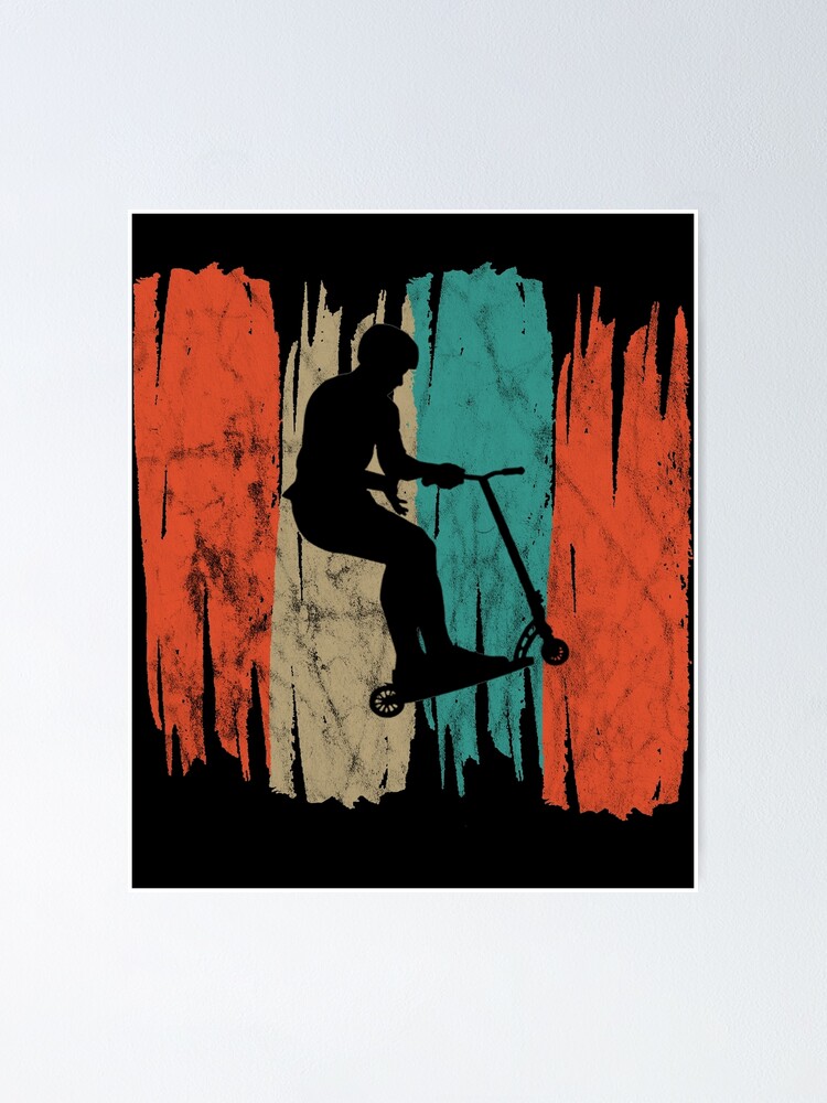 "stuntscooter kickscooter skate stunts" Poster by cappu1 Redbubble