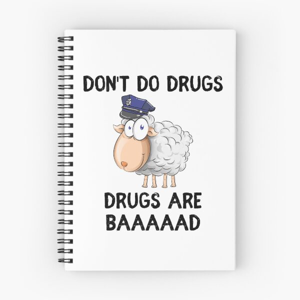 Item preview, Don't Do Drugs Drugs Are Baaaad Sheep designed and sold by IntegrityDesign.