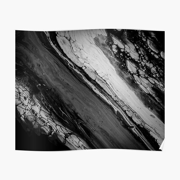 To A Breathless Oblivion B&W Poster