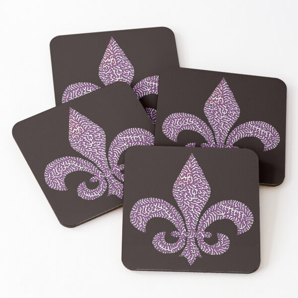 Item preview, Fleur De Lis - purple designed and sold by Maxwell Nightser.
